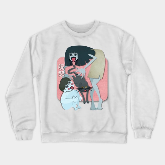 JuOn The Grudge Crewneck Sweatshirt by anasoranasser